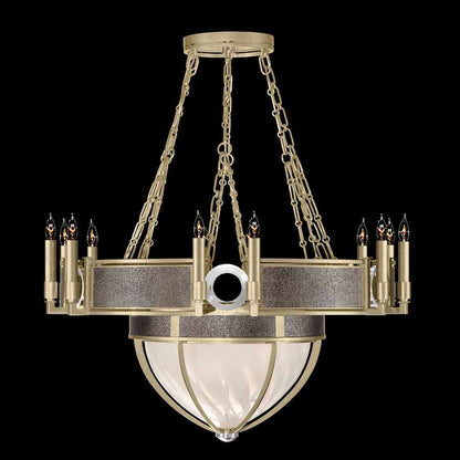 Fine Art Handcrafted Lighting Mirage 15 Light 36" Wide Taper Candle Style Chandelier