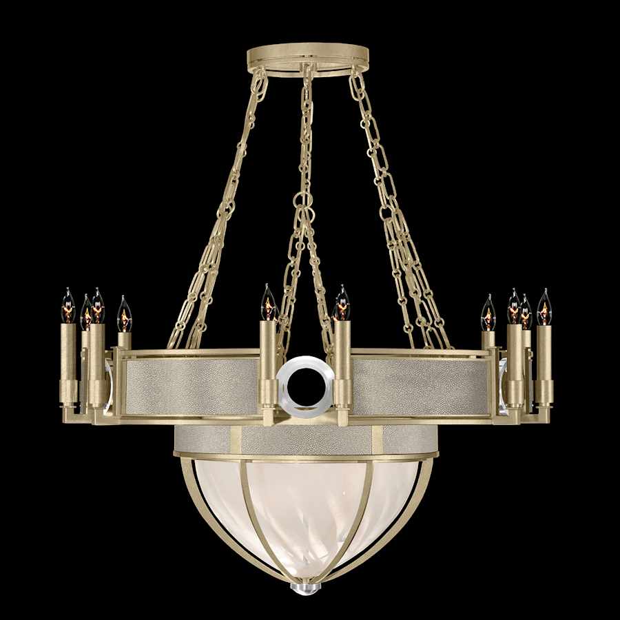 Fine Art Handcrafted Lighting Mirage 15 Light 36" Wide Taper Candle Style Chandelier