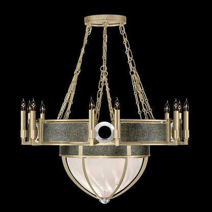 Fine Art Handcrafted Lighting Mirage 15 Light 36" Wide Taper Candle Style Chandelier