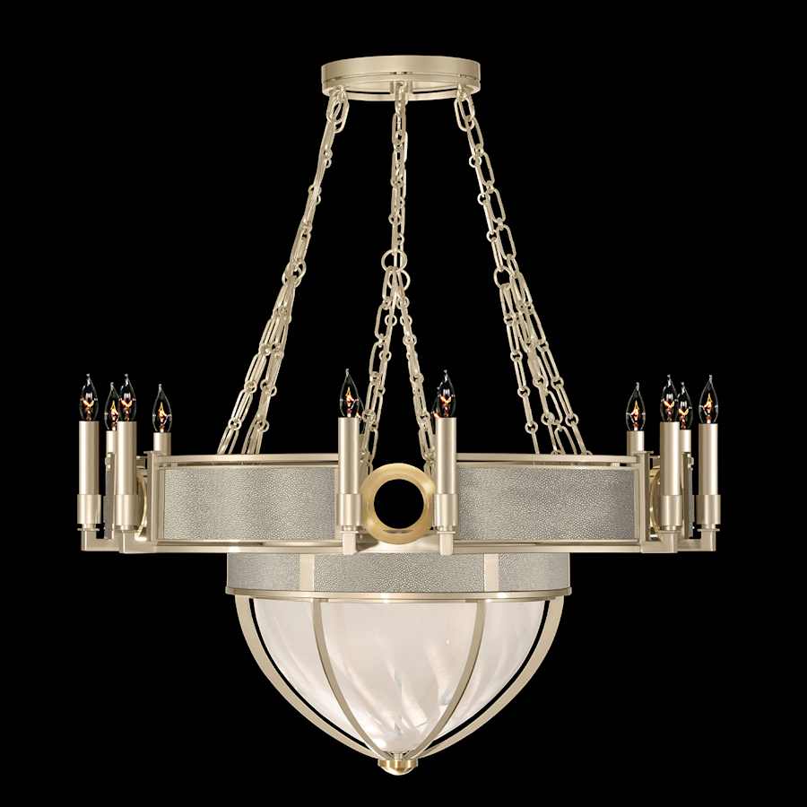 Fine Art Handcrafted Lighting Mirage 15 Light 36" Wide Taper Candle Style Chandelier