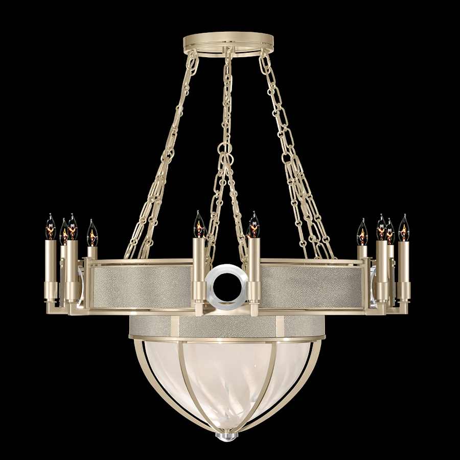 Fine Art Handcrafted Lighting Mirage 15 Light 36" Wide Taper Candle Style Chandelier