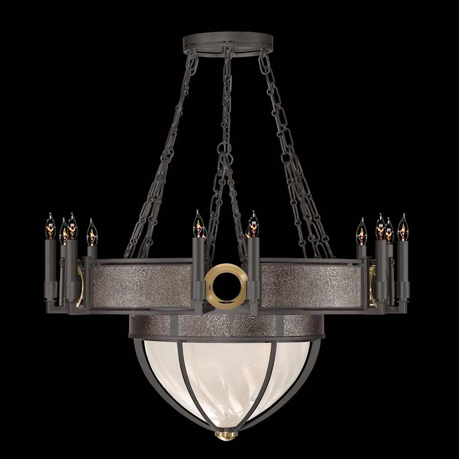 Fine Art Handcrafted Lighting Mirage 15 Light 36" Wide Taper Candle Style Chandelier