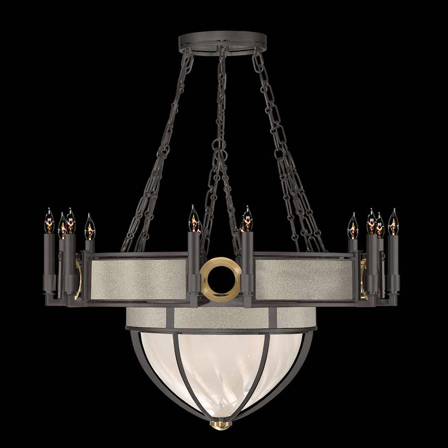 Fine Art Handcrafted Lighting Mirage 15 Light 36" Wide Taper Candle Style Chandelier