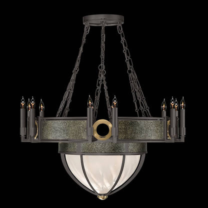 Fine Art Handcrafted Lighting Mirage 15 Light 36" Wide Taper Candle Style Chandelier