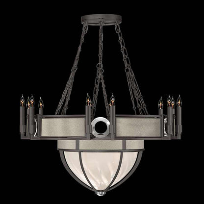 Fine Art Handcrafted Lighting Mirage 15 Light 36" Wide Taper Candle Style Chandelier