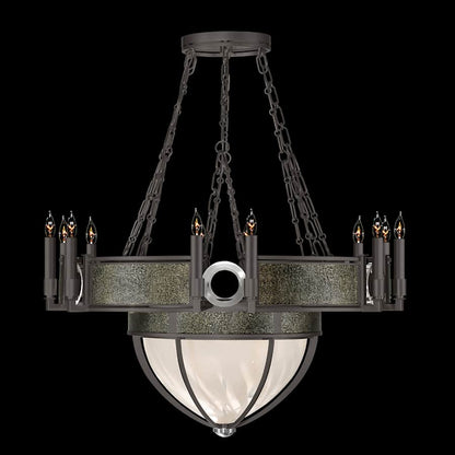 Fine Art Handcrafted Lighting Mirage 15 Light 36" Wide Taper Candle Style Chandelier