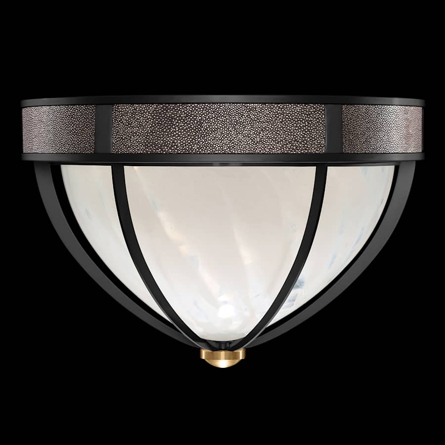 Fine Art Handcrafted Lighting Mirage 3 Light 19" Wide LED Flush Mount Bowl Ceiling Fixture