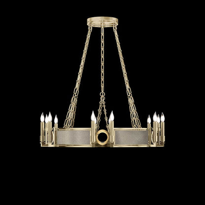 Fine Art Handcrafted Lighting Mirage 12 Light 36" Wide Taper Candle Style Chandelier