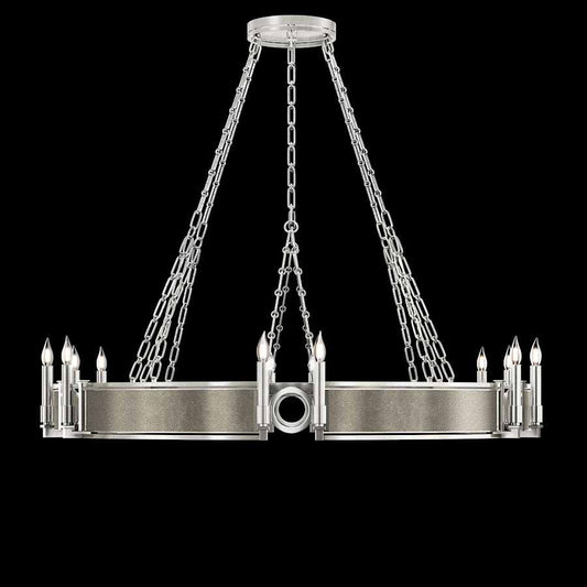 Fine Art Handcrafted Lighting Mirage 12 Light 50" Wide Taper Candle Style Chandelier