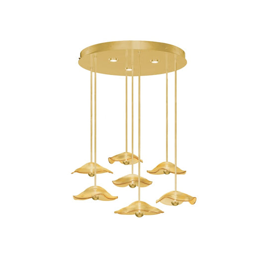 Fine Art Handcrafted Lighting Embark 3 Light 43" Wide LED Multi Light Pendant