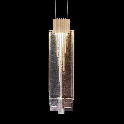 Fine Art Handcrafted Lighting Arpeggio 17" Wide LED Abstract Mini Pendant