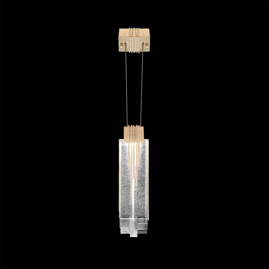 Fine Art Handcrafted Lighting Arpeggio 17" Wide LED Abstract Mini Pendant