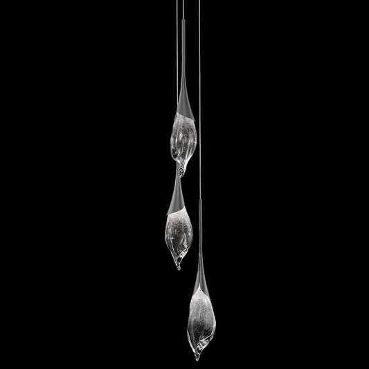 Fine Art Handcrafted Lighting Mayu 10" Wide LED Multi Light Pendant