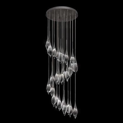 Fine Art Handcrafted Lighting Mayu 33" Wide LED 28 Light Pendant