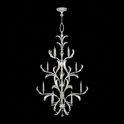 Fine Art Handcrafted Lighting Beveled Arcs 16 Light 48" Wide Crystal Chandelier