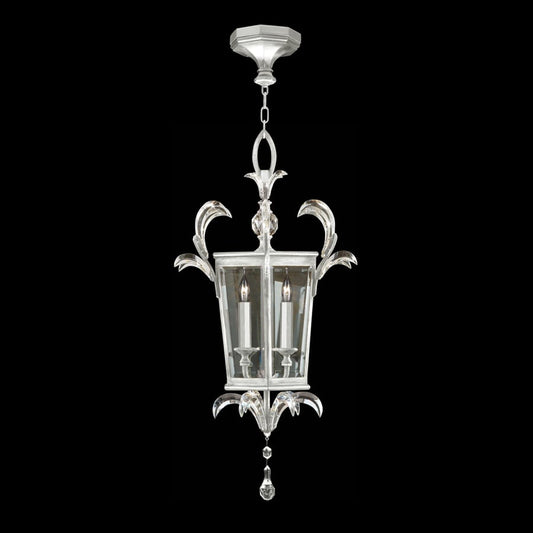 Fine Art Handcrafted Lighting Beveled Arcs 3 Light 22" Wide Crystal Pendant