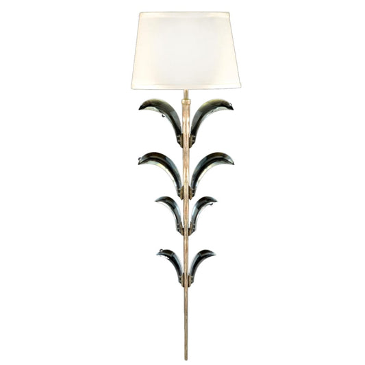 Fine Art Handcrafted Lighting Beveled Arcs Single-Light Beveled Crystal Wall Sconce