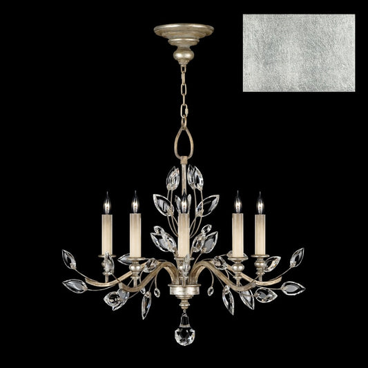 Fine Art Handcrafted Lighting Crystal Laurel 5 Light 32" Wide Crystal Chandelier