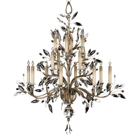 Fine Art Handcrafted Lighting Crystal Laurel 16 Light 45" Wide Crystal Chandelier