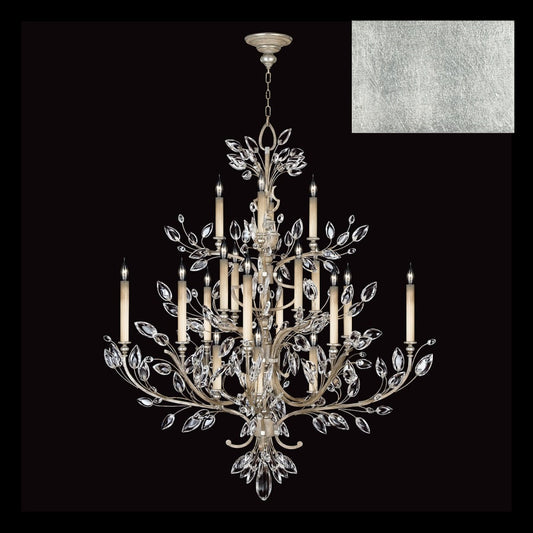 Fine Art Handcrafted Lighting Crystal Laurel 20 Light 57" Wide Crystal Chandelier