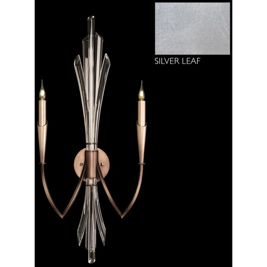 Fine Art Handcrafted Lighting Trevi 2 Light 33" Tall Wall Sconce
