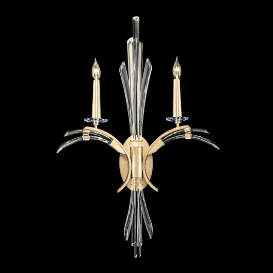Fine Art Handcrafted Lighting Trevi 2 Light 34" Tall Wall Sconce