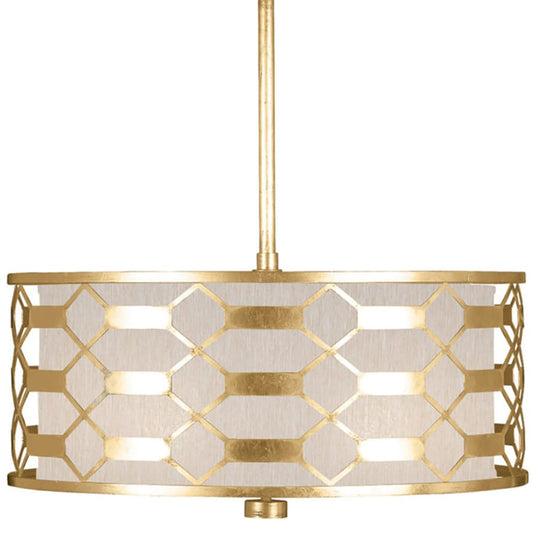 Fine Art Handcrafted Lighting Allegretto 3 Light 24" Wide Drum Chandelier