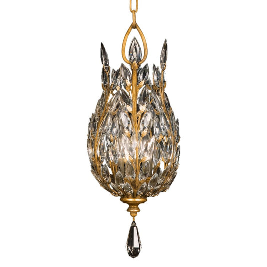 Fine Art Handcrafted Lighting Crystal Laurel 3 Light 11" Wide Crystal Pendant