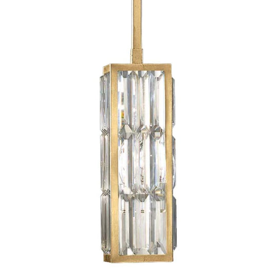 Fine Art Handcrafted Lighting Crystal Enchantment Single Light 5" Wide Crystal Mini Pendant