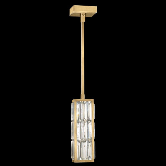 Fine Art Handcrafted Lighting Crystal Enchantment Single Light 5" Wide Crystal Mini Pendant