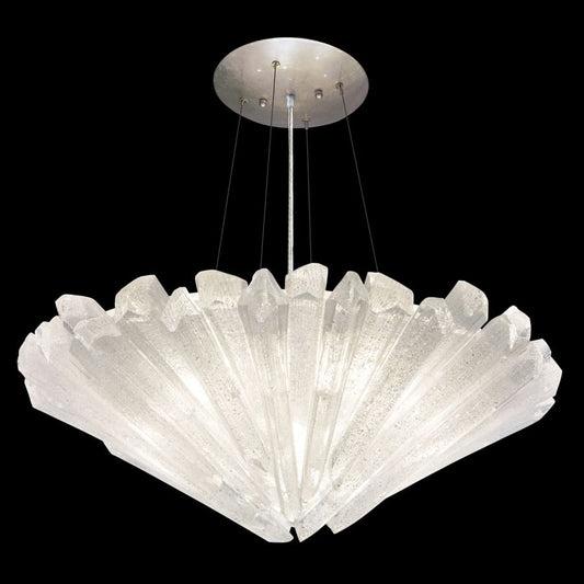 Fine Art Handcrafted Lighting Diamantina 3 Light 22" Wide Crystal Pendant