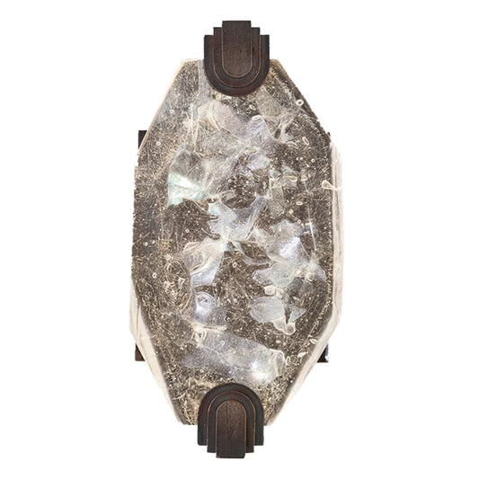 Fine Art Handcrafted Lighting LED Wall Sconce in Bronze Leaf Finish from the Allison Paladino Collection