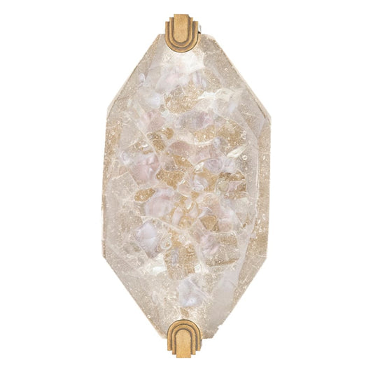 Fine Art Handcrafted Lighting LED Wall Sconce in Gold Leaf Finish from the Allison Paladino Collection