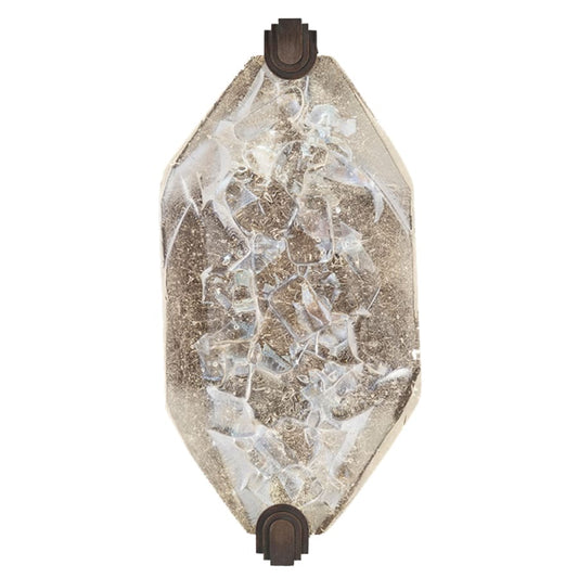 Fine Art Handcrafted Lighting LED Wall Sconce in Bronze Leaf Finish from the Allison Paladino Collection