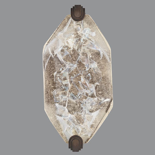 Fine Art Handcrafted Lighting LED Wall Sconce in Bronze Leaf Finish from the Allison Paladino Collection