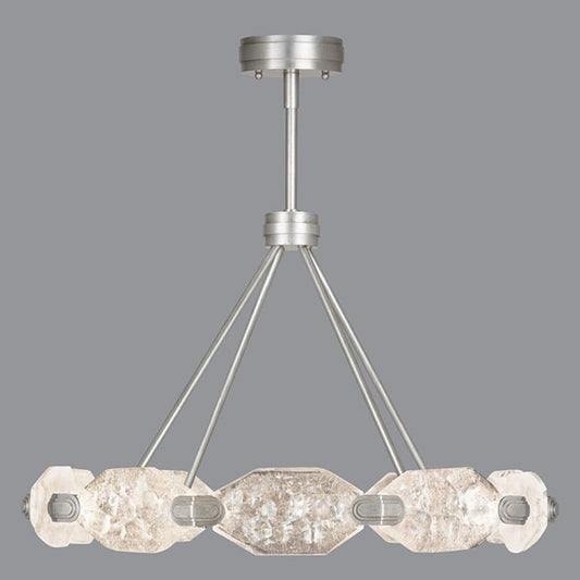 Fine Art Handcrafted Lighting Allison Paladino 20 Light LED Foyer Pendant with Quartz Shades