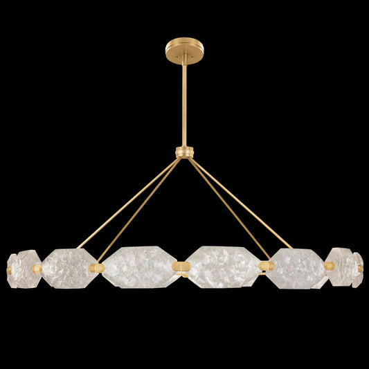 Fine Art Handcrafted Lighting Allison Paladino 16 Light 74" Wide Integrated LED Crystal Chandelier