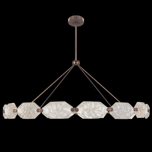 Fine Art Handcrafted Lighting Allison Paladino 16 Light 74" Wide Integrated LED Crystal Chandelier