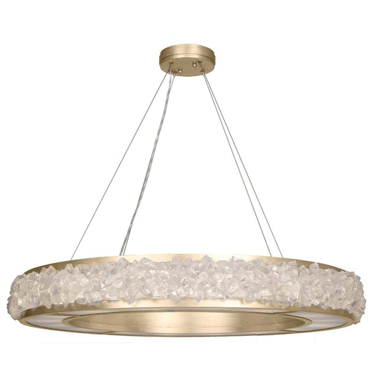 Fine Art Handcrafted Lighting Arctic Halo 16 Light 5" High Crystal Chandelier