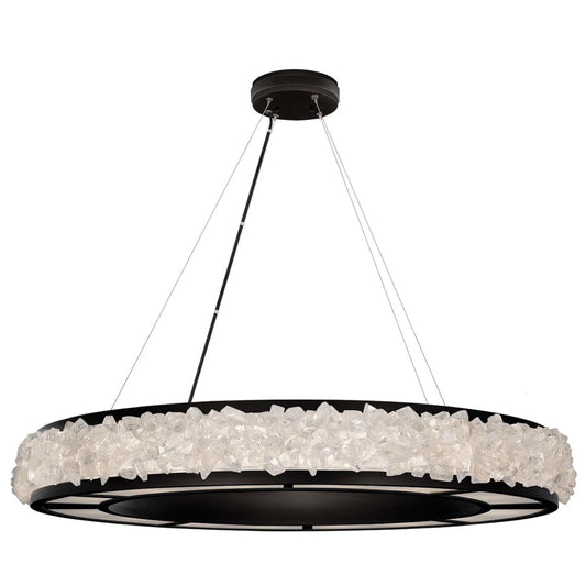Fine Art Handcrafted Lighting Arctic Halo 16 Light 5" High Crystal Chandelier