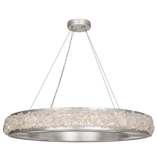 Fine Art Handcrafted Lighting Arctic Halo 16 Light 5" High Crystal Chandelier