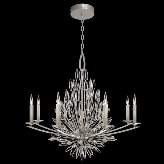 Fine Art Handcrafted Lighting Lily Buds 8 Light 41" Wide Chandelier