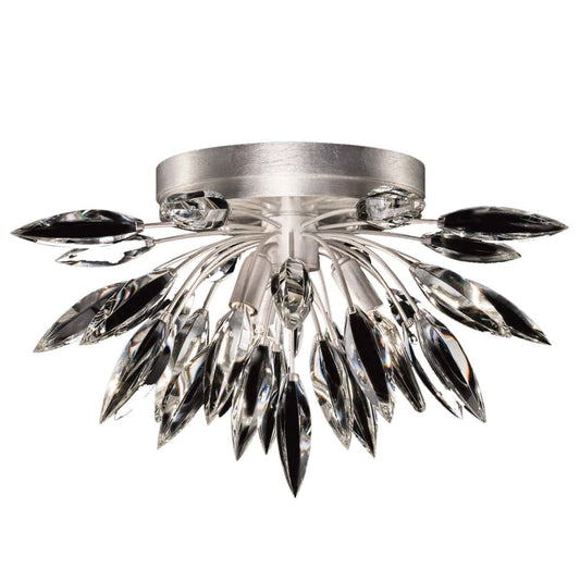 Fine Art Handcrafted Lighting Lily Buds 3 Light 18-1/2" Wide Flush Mount Ceiling Fixture