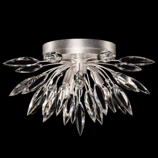 Fine Art Handcrafted Lighting Lily Buds 3 Light 18-1/2" Wide Flush Mount Ceiling Fixture