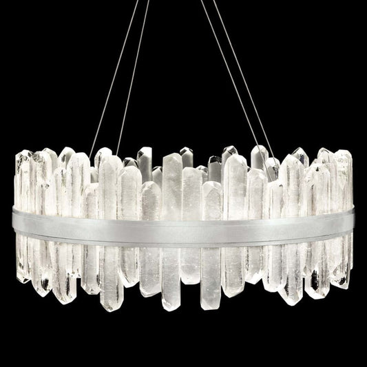 Fine Art Handcrafted Lighting Lior 2 Light 30-1/2" Wide Integrated LED Chandelier