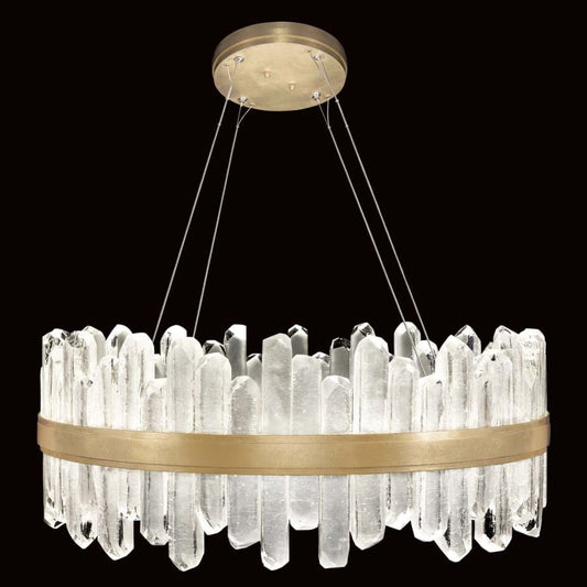 Fine Art Handcrafted Lighting Lior 2 Light 30-1/2" Wide Integrated LED Chandelier