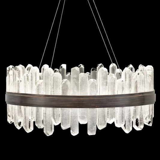 Fine Art Handcrafted Lighting Lior 2 Light 30-1/2" Wide Integrated LED Chandelier