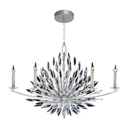 Fine Art Handcrafted Lighting Lily Buds 6 Light 48" Wide Crystal Chandelier