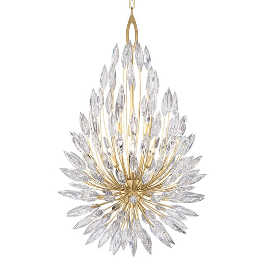 Fine Art Handcrafted Lighting Lily Buds 6 Light 24" Wide Crystal Chandelier