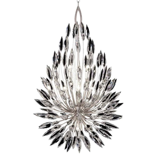 Fine Art Handcrafted Lighting Lily Buds 6 Light 24" Wide Crystal Chandelier